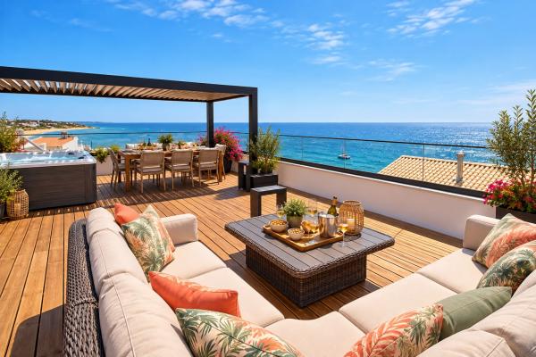 Unique Renovated 3 Bedroom House with Amazing Sea Views in Historical Albufeira
