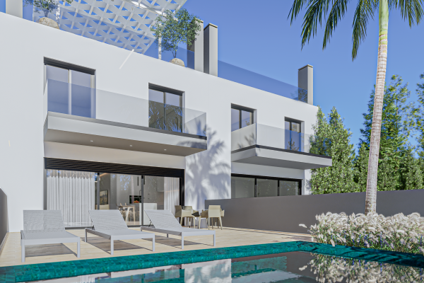 New build Linked Villas in Faro