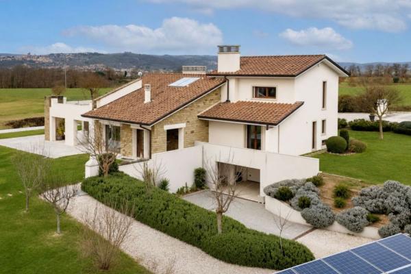 Luxury Eco Villa with Infinity Bio Pool and Olive Grove