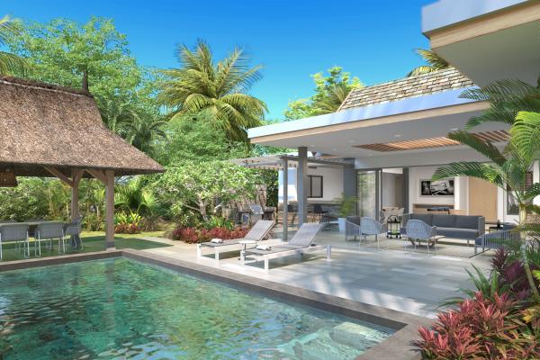 Tropical Villa at Pointe d' Esney Le Village Mauritius