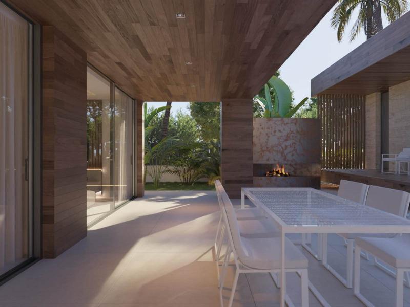 Modern new villa with guest house and 5 en-suite bedrooms , East , Ibiza , Sant Josep de sa Talaia, 