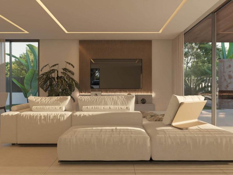 Modern new villa with guest house and 5 en-suite bedrooms , East , Ibiza , Sant Josep de sa Talaia, 