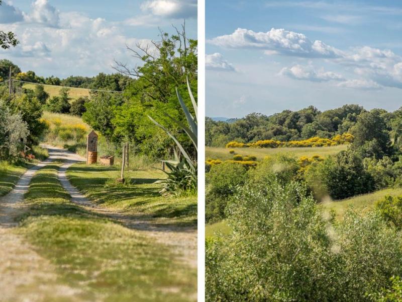 Panoramic Stone Country House for Sale , Tuscany 