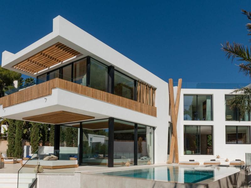 Contemporary Sea View Villa for Sale in Ibiza , Can Furnet , Santa Eulària des Riu 