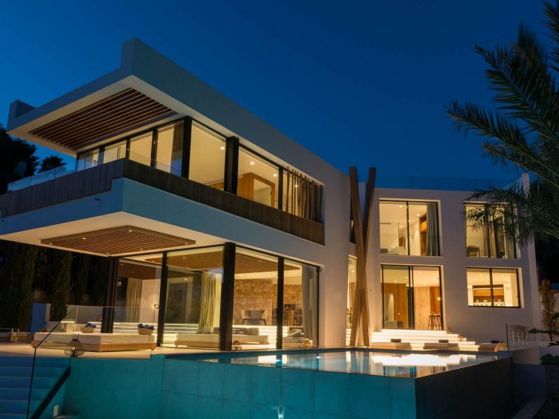 Contemporary Sea View Villa for Sale in Ibiza , Can Furnet , Santa Eulària des Riu 