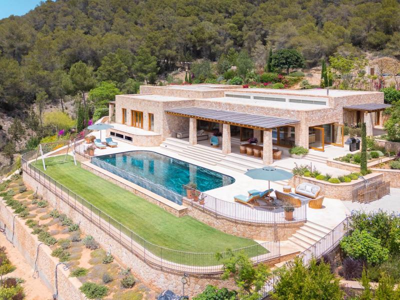 Contemporary Luxury Villa for Sale near San Carlos, Ibiza | Luxury real estate listing with stunning ocean views