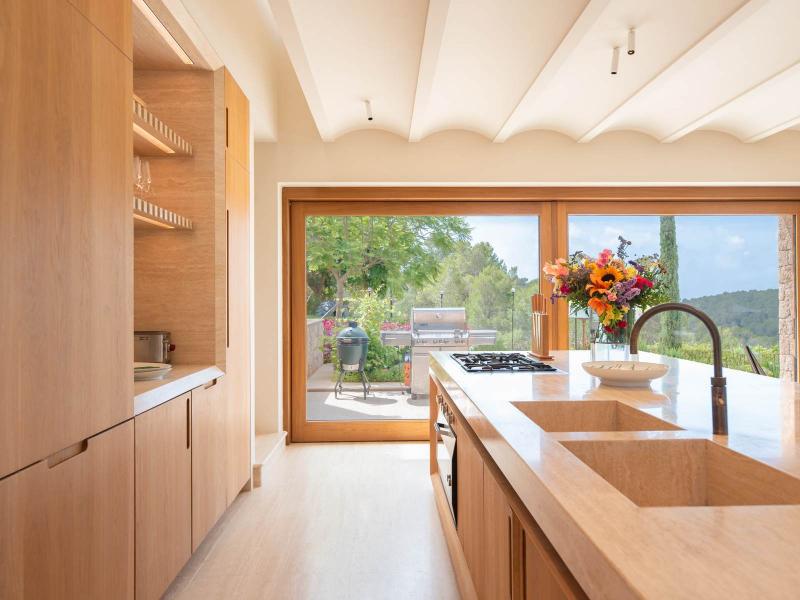 Contemporary Luxury Villa for Sale near San Carlos, Ibiza | Luxury real estate listing with outdoor pool and modern architecture