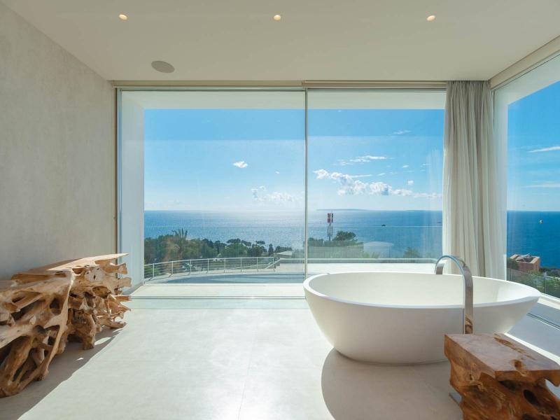 Luxury Property for Sale in Roca Llisa, Ibiza | Luxury real estate listing with modern architecture and stunning ocean views
