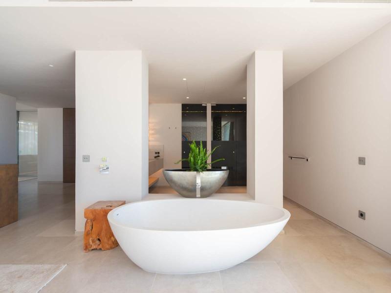 Luxury Property for Sale in Roca Llisa, Ibiza | Luxury real estate listing with beautiful outdoor space and modern design