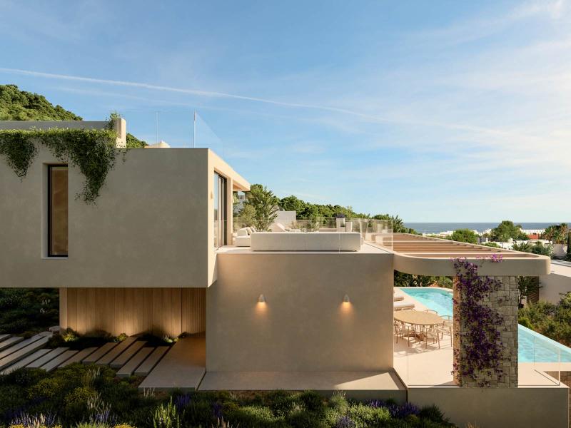 Ibiza Residences – Luxury Villas for Sale in Santa Eulària des Riu | Luxury real estate listing with stunning ocean views