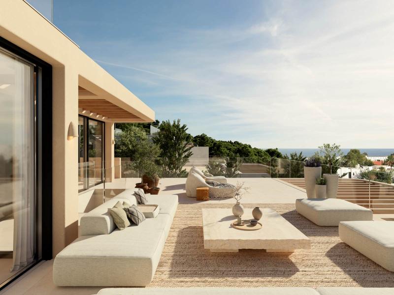 Ibiza Residences – Luxury Villas for Sale in Santa Eulària des Riu | Luxury real estate listing with stunning architecture and pool