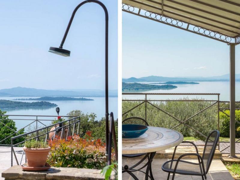Hill-Top Lake View Villa with Infinity Pool , Umbria 