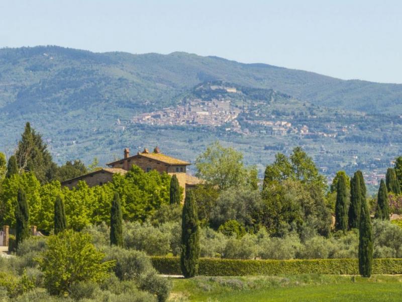 XVII-Century Tuscan Manor with Pool, Spa and Guest Houses for Sale Near Cortona , Tuscany 