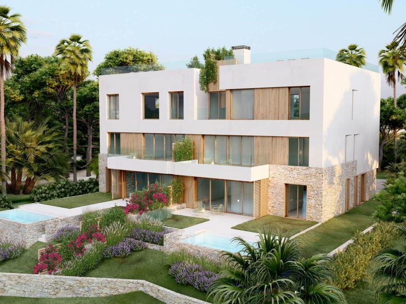 Waterfront duplex villa for sale in Cala Llenya , Santa Eulària des Riu 