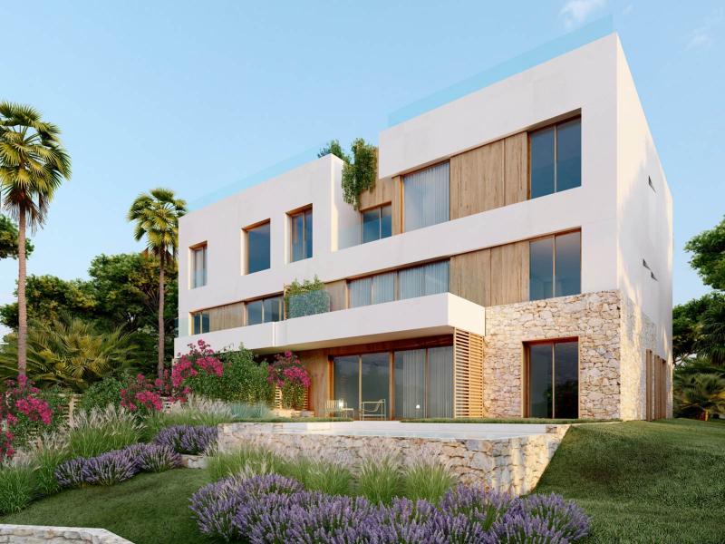 Waterfront duplex villa for sale in Cala Llenya , Santa Eulària des Riu 