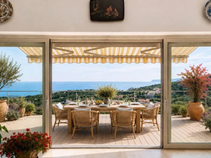 Luxury Sea View Villa with Infinity Pool for Sale in Varazze, Liguria , 
