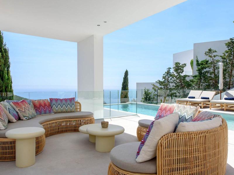 Luxury Contemporary Ibiza Villa for Sale with Panoramic Sea Views , Santa Eulària des Riu 