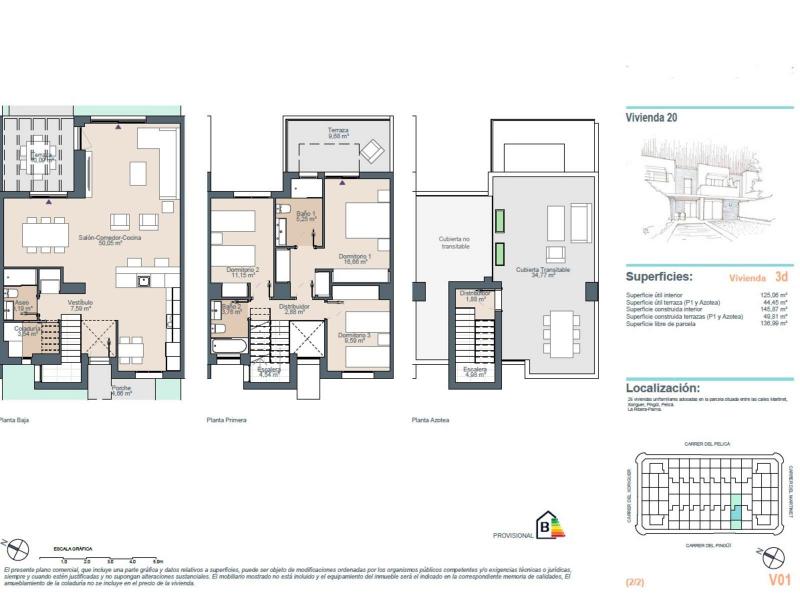 Contemporary Townhouse for Sale in La Ribera, Palma de Mallorca , Palma 