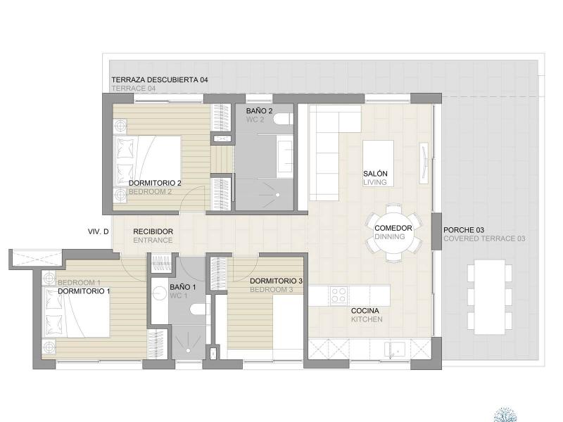 Contemporary Apartment for Sale in Mallorca with Spacious Private Terraces , Palma 