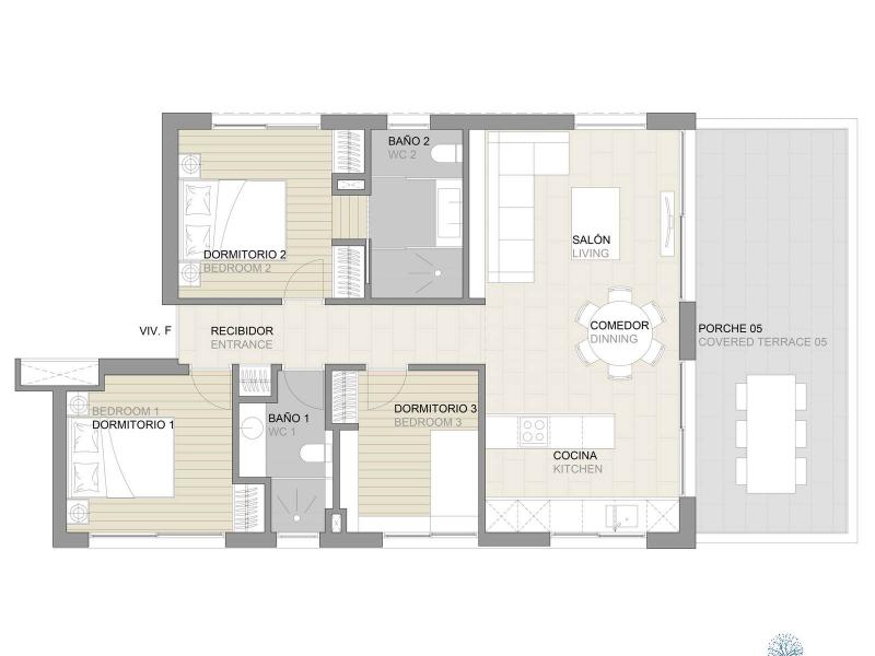 Contemporary Apartment for Sale in Mallorca with Spacious Private Terraces , Palma 
