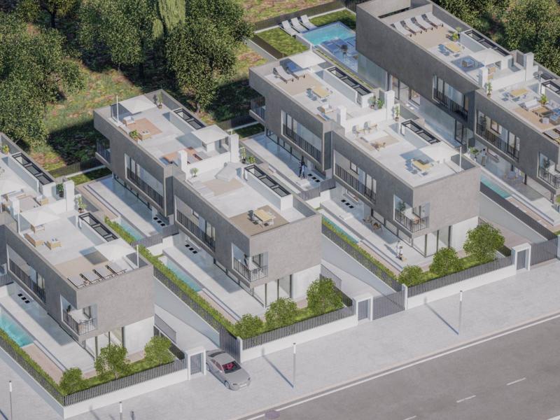 Exclusive New Development of 8 Modern Villas Near Ibiza Town , Ibiza
