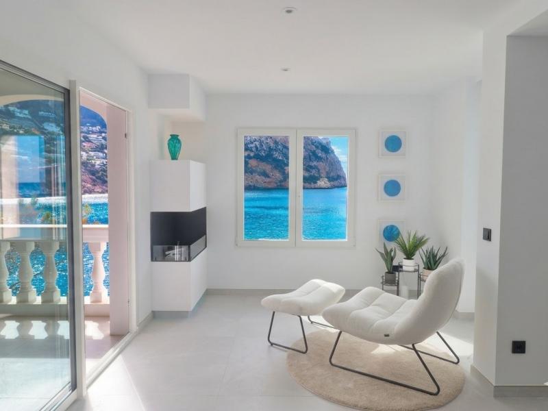 Front Line Residence Directly Above the Sea in Cala Llamp , 