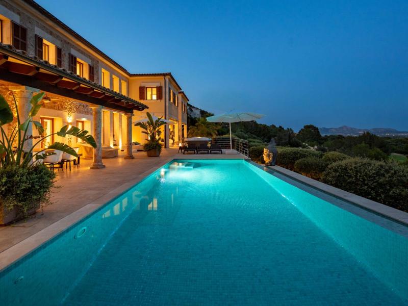 Masterpiece Villa with Panoramic Golf and Sea Views - North Mallorca , Illes Balears , Pollensa 