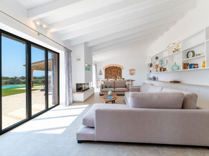 Modern Country Villa with Panoramic Sea and Mountain Views for Sale near Ses Salines , Illes Balears , Santanyí 
