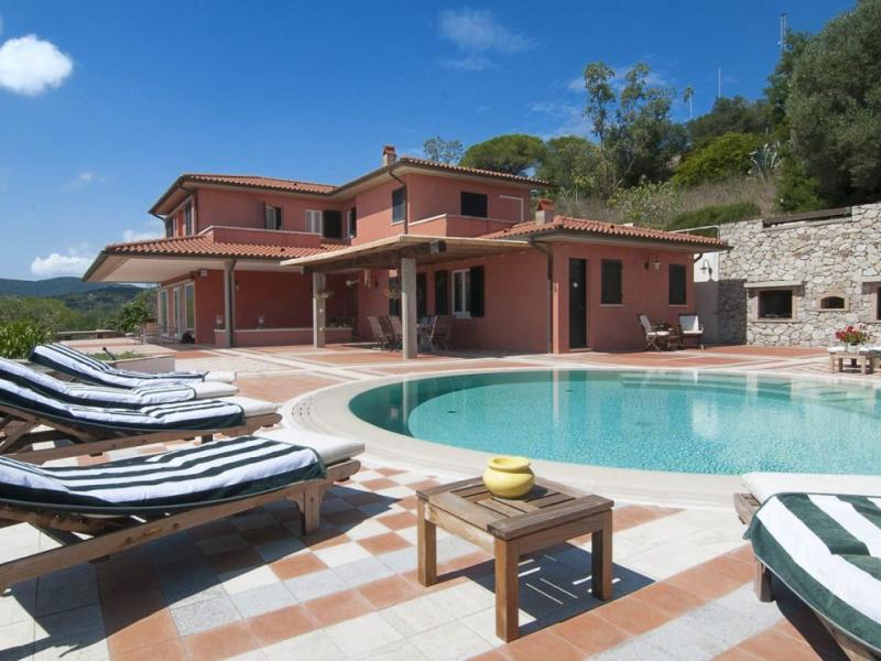 Elegant Sea View Villa with Pool , Tuscany 