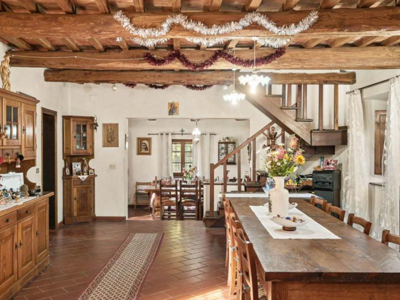 Restored Stone Country House with Pool and Olive Grove for Sale Near Cortona , Tuscany 