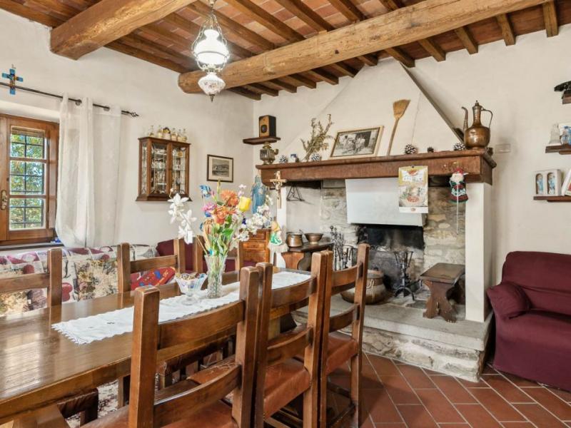 Restored Stone Country House with Pool and Olive Grove for Sale Near Cortona , Tuscany 