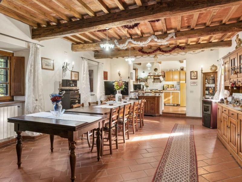 Restored Stone Country House with Pool and Olive Grove for Sale Near Cortona , Tuscany 