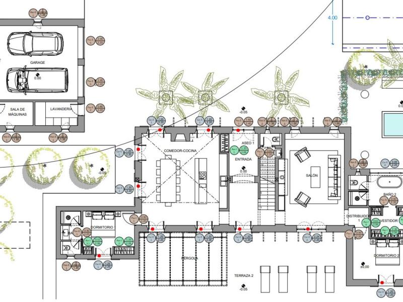 New-Build Finca with Vineyard & Guest House , Central 