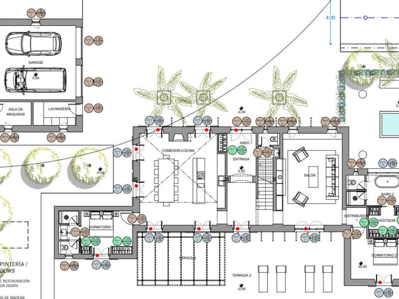 New-Build Finca with Vineyard & Guest House , Central 