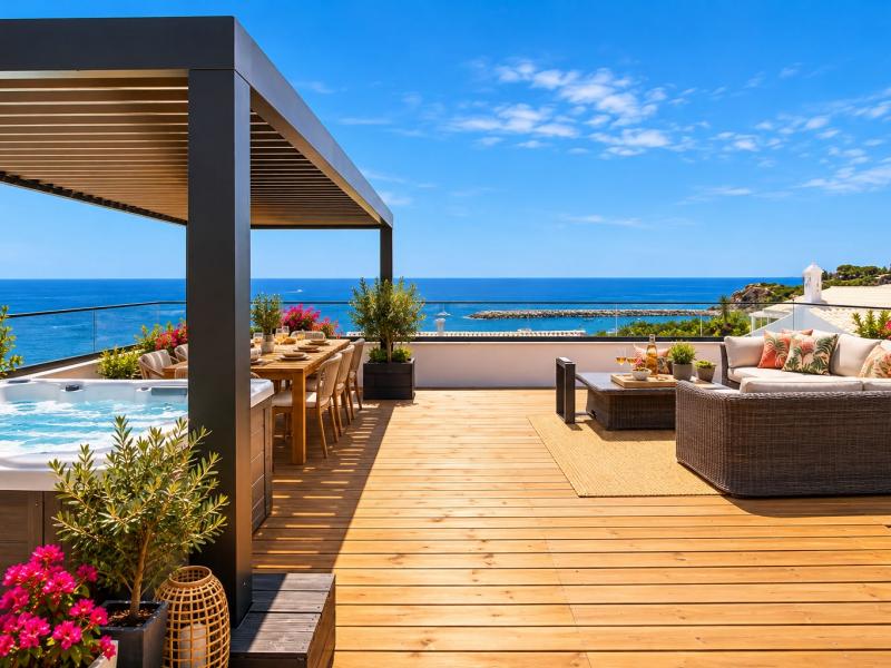 Unique Renovated 3 Bedroom House with Amazing Sea Views in Historical Albufeira , Albufeira 
