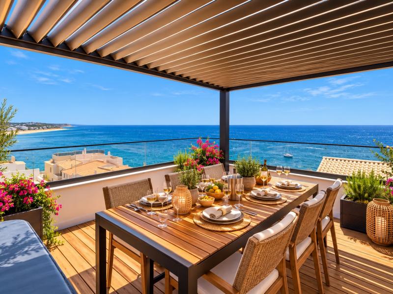 Unique Renovated 3 Bedroom House with Amazing Sea Views in Historical Albufeira , Albufeira 
