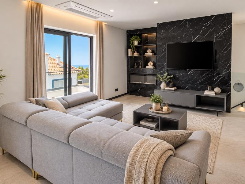 Unique Renovated 3 Bedroom House with Amazing Sea Views in Historical Albufeira , Albufeira 