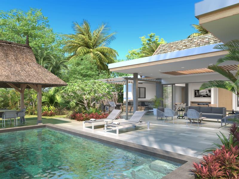 Tropical Villa at Pointe d' Esney Le Village Mauritius , East Coast , South Coast 