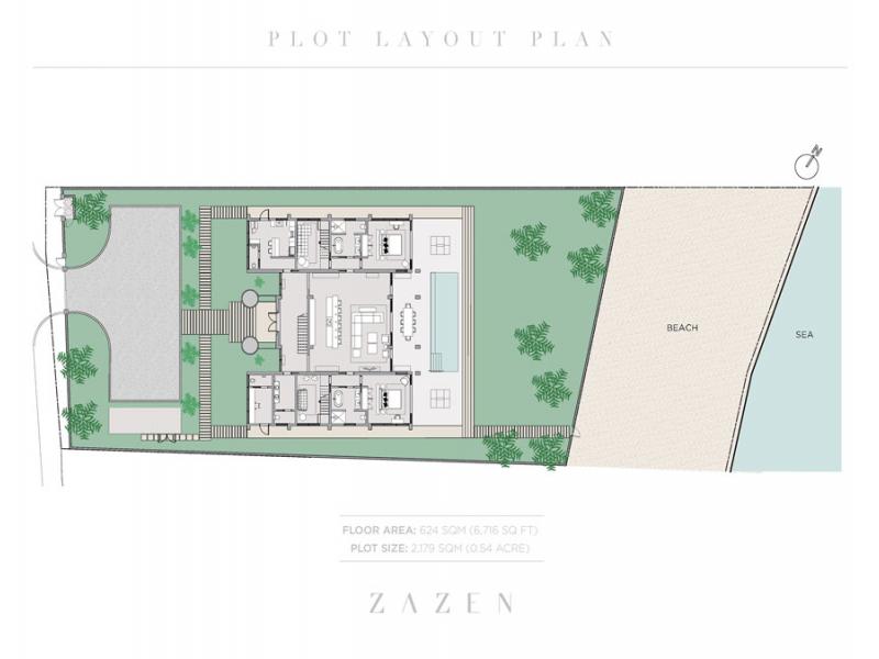 Zazen - Beachfront , Beach Front , East Coast 